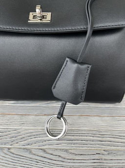 Женская кожаная сумка-портфель 8399-2 Черный - Sergio valentini фото 7