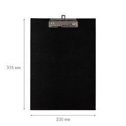 Expert Complete Classic Планшет PVC мет. прижим A4 50 шт. черный EC18721