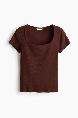 Camiseta en canal? de algod?n - H&m фото 3