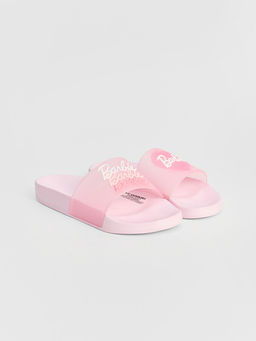 K?z ?ocuk Barbie Bask?l? Terlik