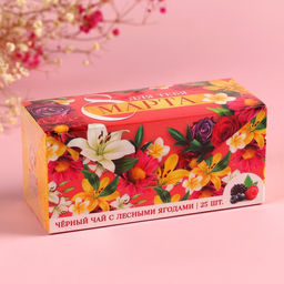 Чай чёрный 8 марта с лесными ягодами, 25 шт. х 2 г. - Фабрика счастья фото 12