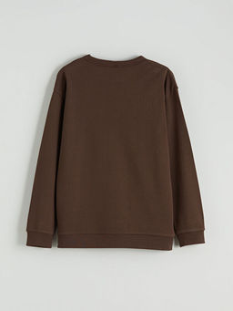 Bisiklet Yaka Bask?l? Erkek ?ocuk Ti??rt