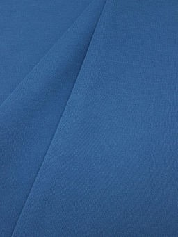 Трикотаж Интерлок цв.Лазурно-синий, ш.1.65м, Пенье, хл-100%, 200гр/м.кв - Купава фото 4