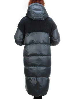 Y21636 DK. GRAY Пальто женское зимнее MEIYEE (200 гр. холлофайбера) - Fashion фото 5