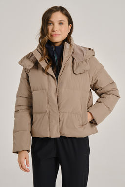 Пуховик короткий Светло-коричневый TRN Down Jacket - Anta фото 2