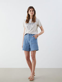 Джинсовые шорты женские Bermuda Fit