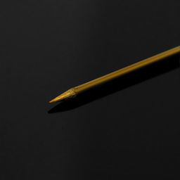 Цена за 3 шт. Основа «Брошь-игла» L= 7.5 см, площадка 1 см (набор 5 шт.), цвет золото