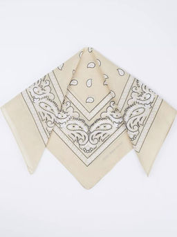 K12608 Платок-бандана 55 см / 55 см СВ_БЕЖЕВЫЙ