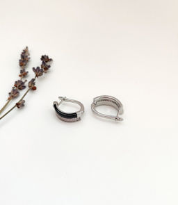 Серьги с керамикой