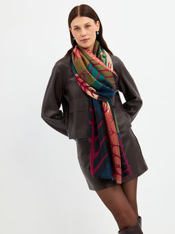 Палантин с рисунком