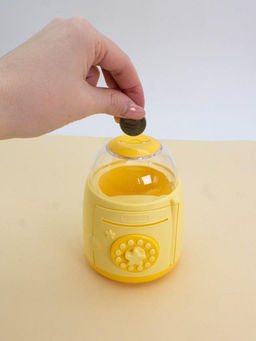 Копилка-сейф "Star bank", yellow (13x11 см)