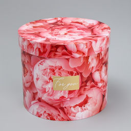 Набор коробок для цветов 4 в 1, упаковка подарочная, Нежные цветы, 14?14?13 см - 20?20?17.5 см