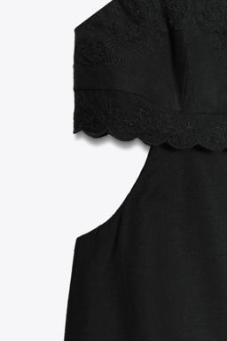 CUT-OUT EMBROIDERED DRESS - Zara фото 16