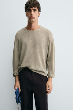 OPENWORK TEXTURED T-SHIRT - Zara фото 5