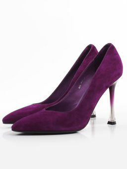 06-A65A-585MD PURPLE Туфли женские (натуральная замша)