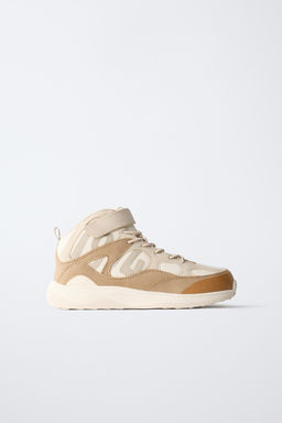 CONTRAST HIGH-TOP SNEAKERS - Zara фото 12