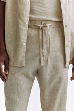 Pantal?n en mezcla de lino Regular Fit - H&m фото 10