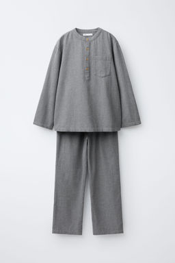AGES 6-14 / STAND COLLAR PYJAMAS