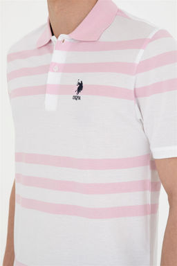 U. S. Polo Assn / Мужская розовая футболка - U.s. polo assn фото 7