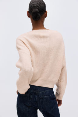Jersey oversize con escote barco - H&m фото 8