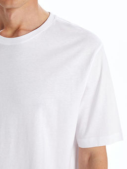 Bisiklet Yaka Penye Erkek Ti??rt