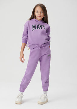Miav Baskl Beyaz Sweatshirt
