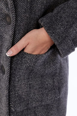 Пальто Diamant 1999 темный серый фото 2