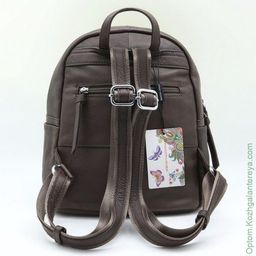 Женский кожаный рюкзак Sergio Valentini СА 2705/В коричневый - Cidirro фото 3