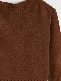 Kay?k Yaka Kad?n Triko Kazak