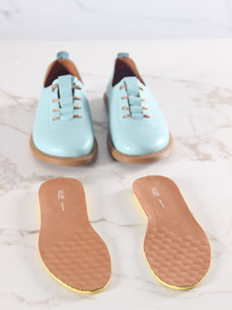 Туфли 107.ОКСЕbr.Мята+коричневый