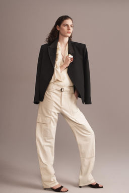 PANTAL?N PATCHWORK - THE ITEM ZARA WOMAN / Crudo