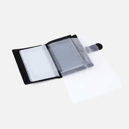 Обложка на кнопке, для автодокументов, паспорта, карт, купюр, цвет чёрный - Simaland фото 6