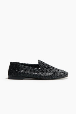 Mocasines de piel con dise?o entrelazado - H&m фото 3