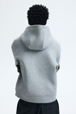 Sudadera efecto neopreno con capucha Loose Fit - H&m фото 9