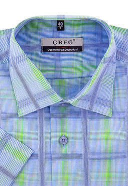 Сорочка мужская короткий рукав GREG 245/301/53/Z