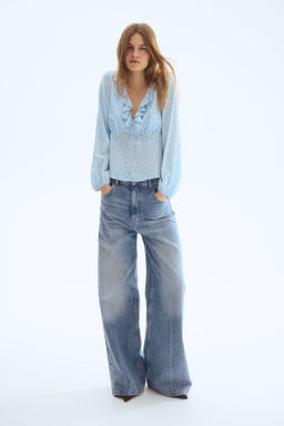 Blusa con volantes - H&m фото 2