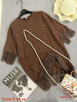 Футболка женская с гипюром - Bruno фото 7