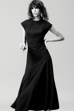 ZW COLLECTION CREPE LONG DRESS - Zara фото 2