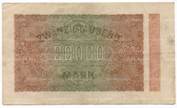 20000 марок 1923 года Германия