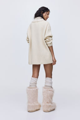 Jersey en punto acanalado con cuello esmoquin - H&m фото 7