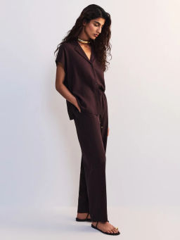 Льняные брюки с эластичным поясом ZR2605012104-27 / Zarina