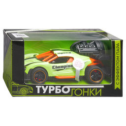 Гоночная машинка свет, звук с имитацией дыма, 1:32, Fast Racers, зелёная