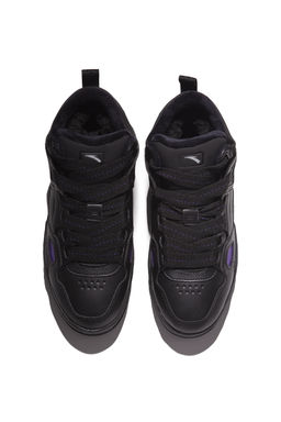 Кроссовки повседневные утепленные Черный THICK SOLE