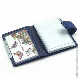 Женская кожаная визитница Sergio Valentini СВ 8069-010  фото 3