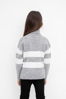 Crockid _ КВ 30134/ш/св.серый меланж джемпер для дев фото 3