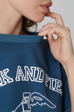 Арт. 3188 Футболка женская оверсайз 42-48 (4 шт) Цвет:изумрудный - Калинка фото 19