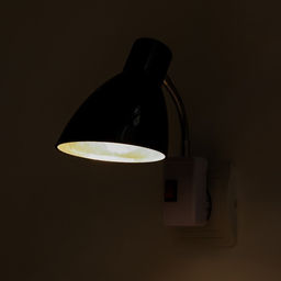 Бра в розетку «Классика» 1×10 Вт Е27 черный 10×14.5×25 см