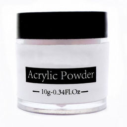 Nail Art Акриловая пудра для ногтей, розовый, 10 г 2  фото 6