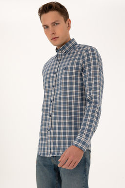 Erkek A__k Lacivert Uzun Kollu G_mlek - U.s. polo assn фото 3