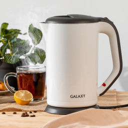 Чайник электрический с двойными стенками GALAXY GL0318/белый